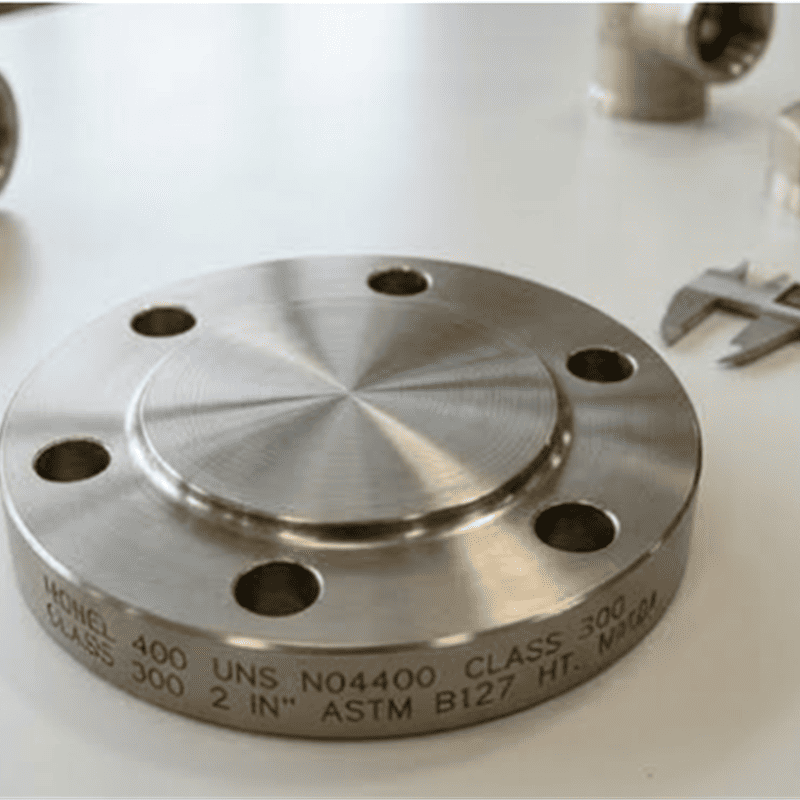 Глухой фланец из сплава Monel 400 (UNS N04400)
